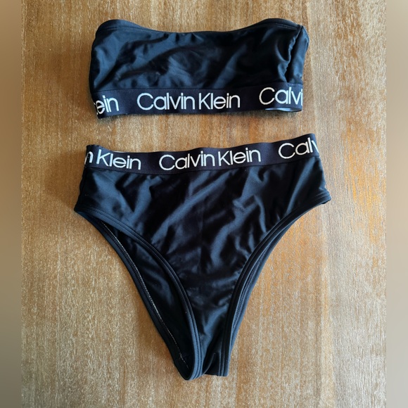 Calvin Klein high-waist swimsuit - Picture 1 of 3